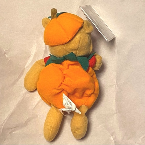 Disneys Winnie the Pooh Beanies pumpkin and Easter bunny set of 2 - Picture 3 of 5